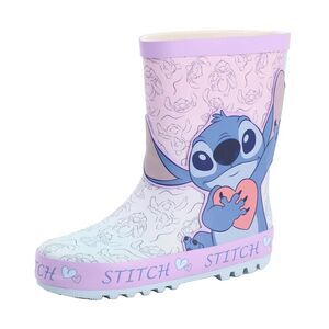 Lilo & Stitch Girls Character Rain Boots / Purple